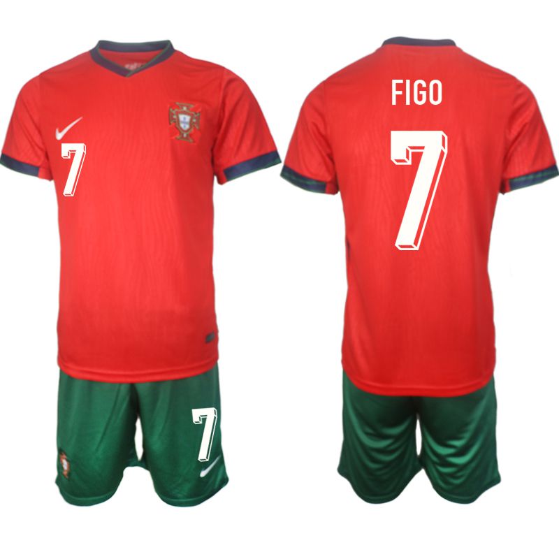 Men 2024-2025 Season Portugal home red 7 Soccer Jerseys